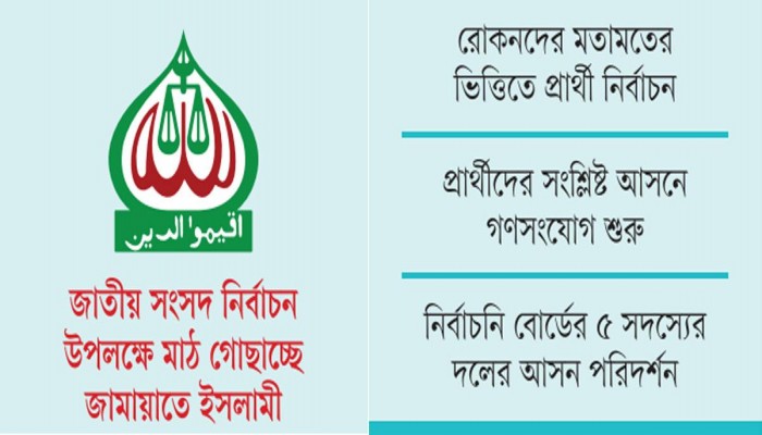 ৩০০ আসনে জামায়াতের প্রার্থী চূড়ান্ত!