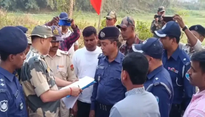 ​বিএসএফের গুলিতে নিহত বাংলাদেশি যুবকের মরদেহ হস্তান্তর