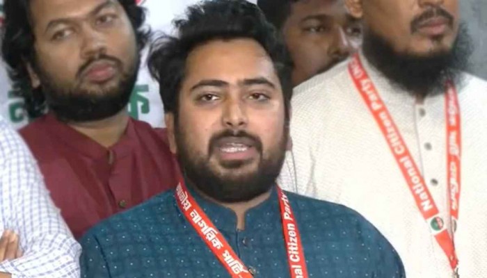 এনসিপি কোনো জোটে যোগ দিচ্ছে না -নাহিদ