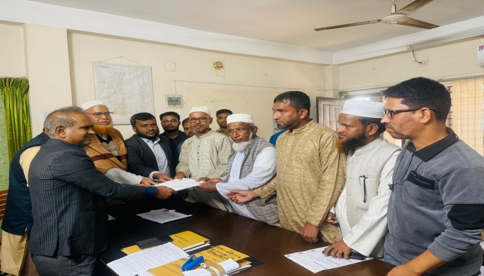 মনোনয়ন ফরম সংগ্রহ করলেন  জামায়াতে ইসলামীর প্রার্থী সাংবাদিক অলিউল্লাহ নোমান
